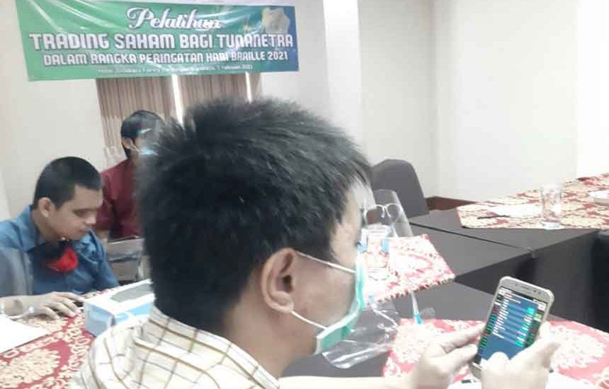 Edukasi Pasar Modal Bagi Tuna Netra