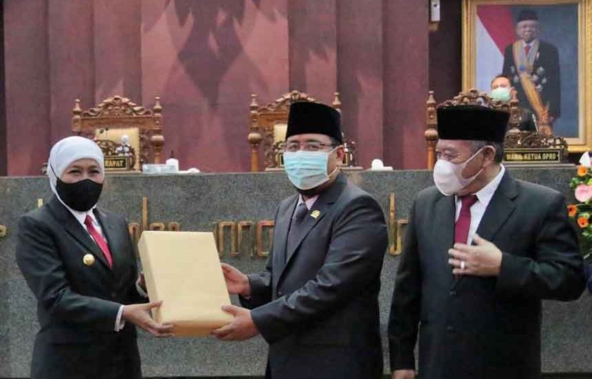 DPRD Terima LKPJ TA 2020 Prov Jatim