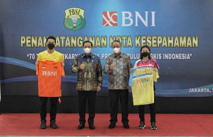 BNI Dukung Bulutangkis Nasional