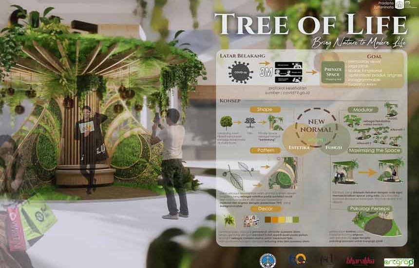 Tree of Life, Desain Suasana Alam