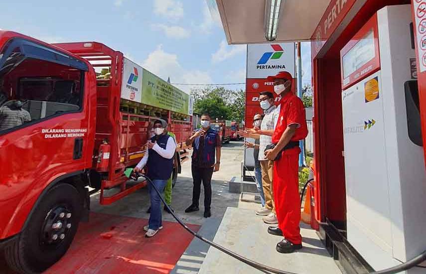 Pertashop Dexlite Pertama Beroperasi