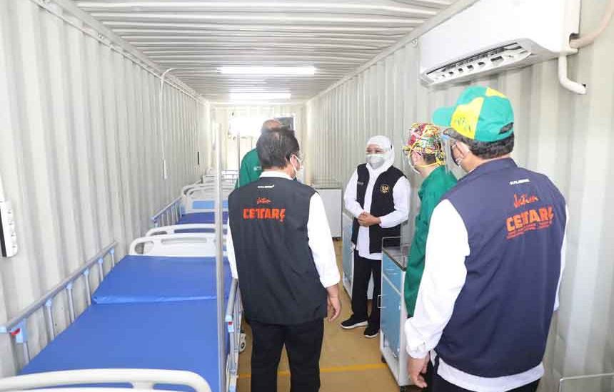 Kontainer Jadi Triage Pasien Covid-19