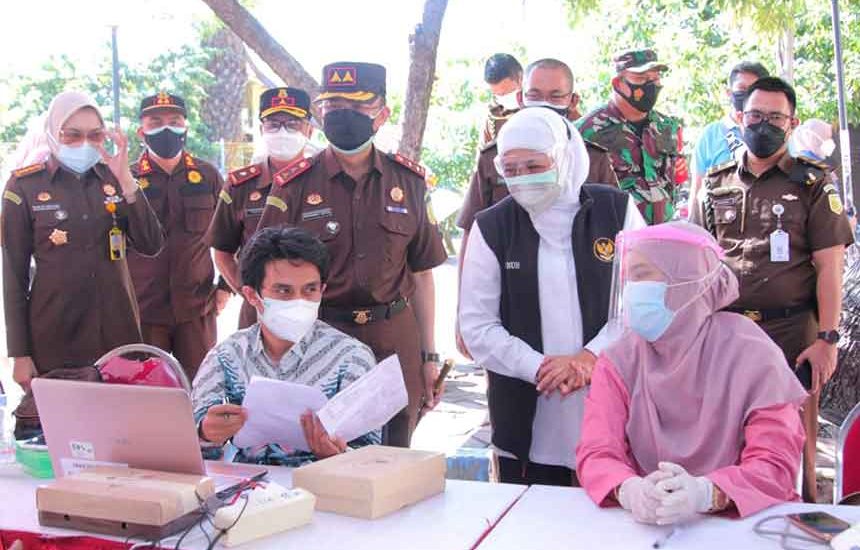 Apresiasi Vaksinasi Massal Kejati Jatim