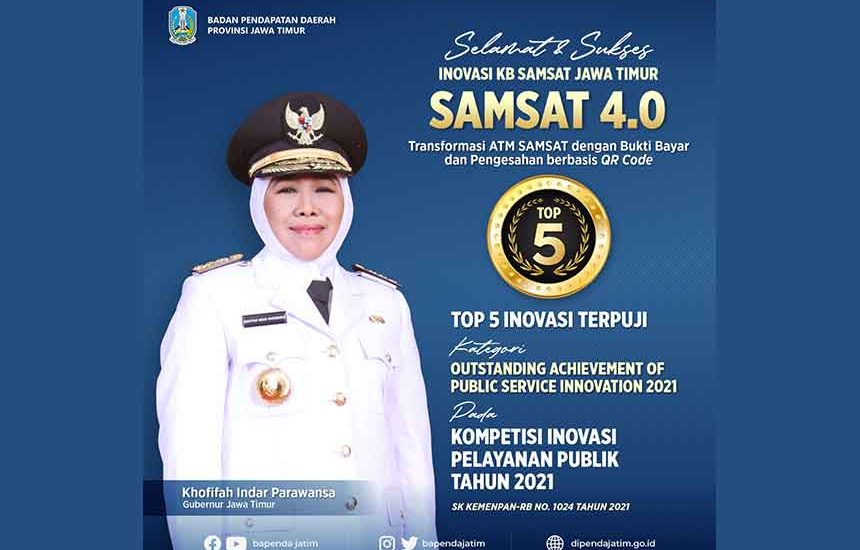 Inovasi Samsat 4.0 Jatim Dapat Pujian