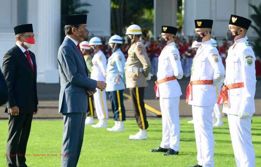 68 Anggota Paskibraka 2021 Dikukuhkan