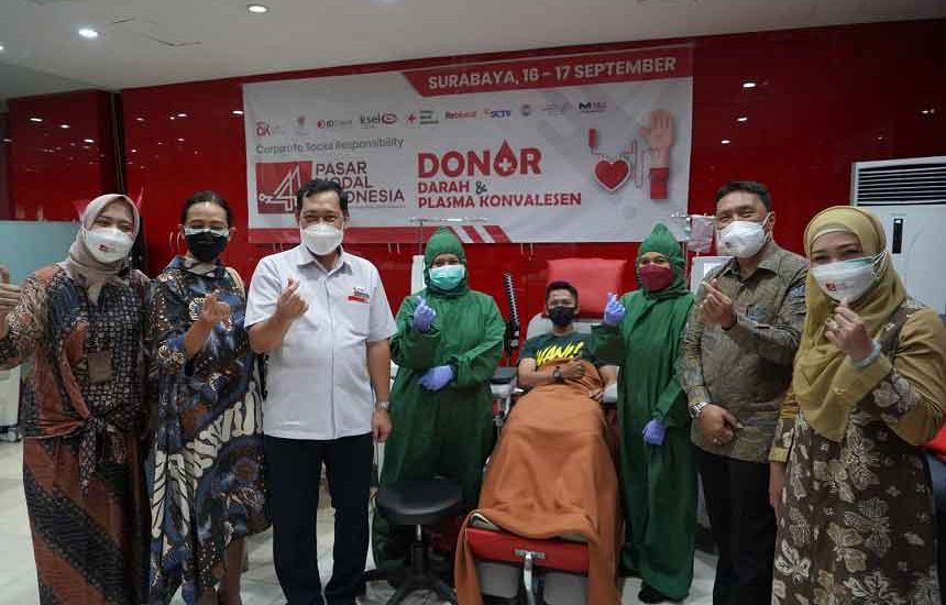 Pasar Modal Indonesia Targetkan Ribuan Kantong Darah