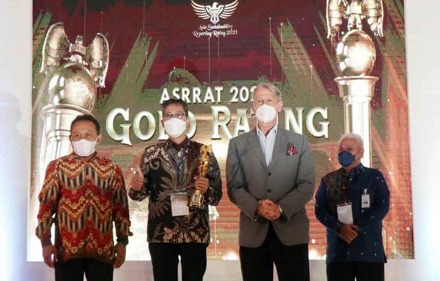 Bank Jatim Raih Gold Rank ASRRAT 2021