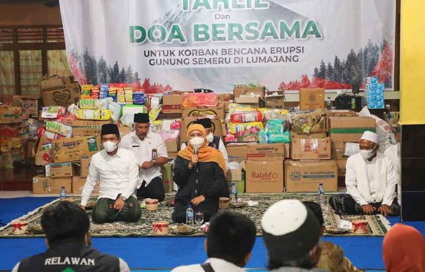 Khofifah Gelar Tahlil dan Doa Bersama