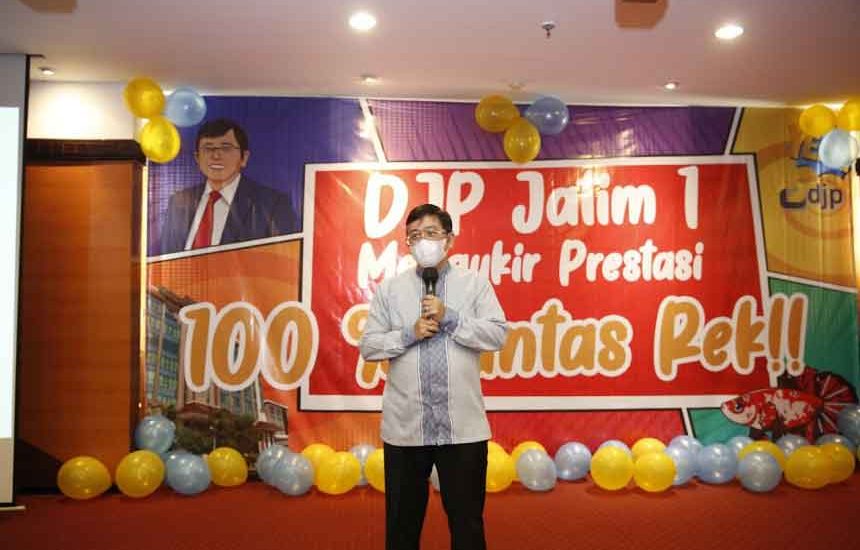 Penerimaan Pajak DJP Jatim I Capai 100%