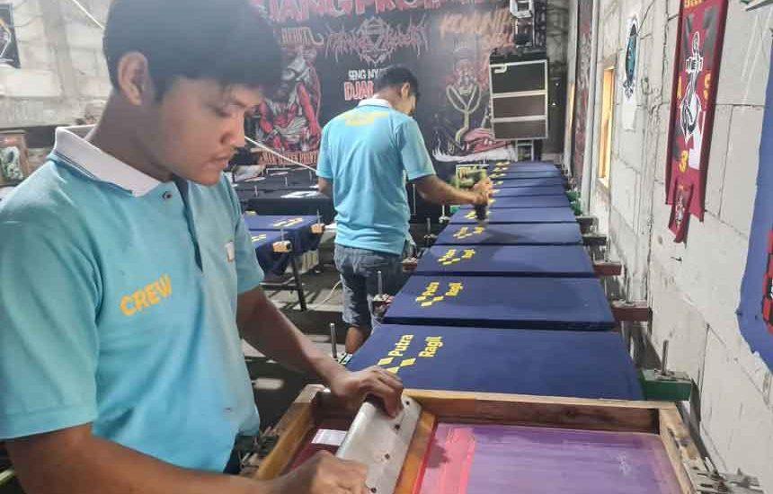 Ikut Lapak Ganjar Usaha Sablon Bangkit