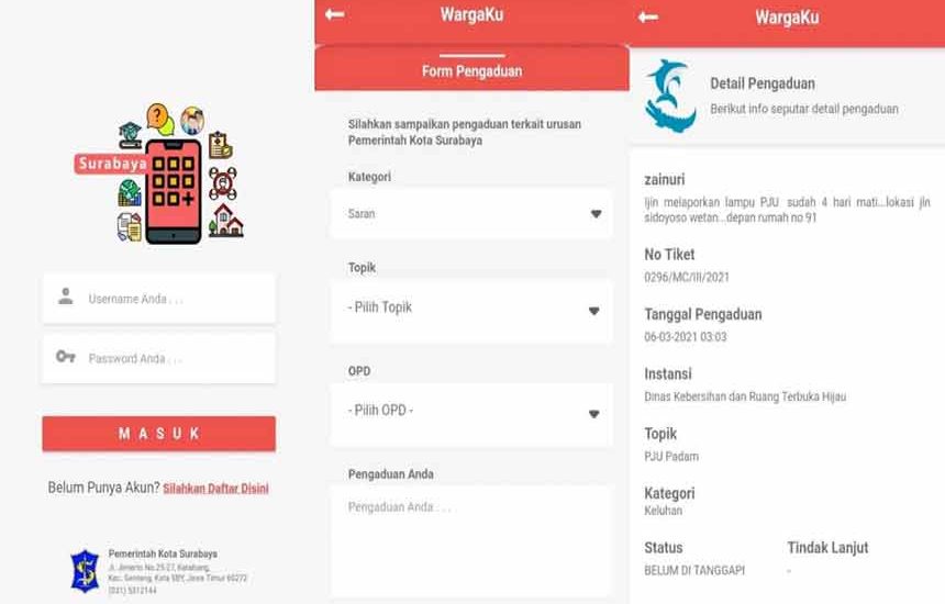 11.316 Pengaduan di Aplikasi WargaKu