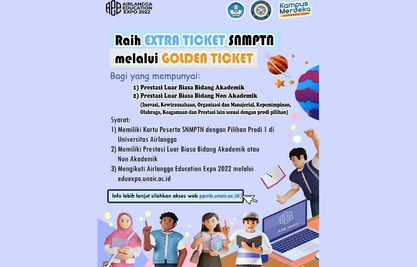 Masuk Unair Lewat Golden Ticket