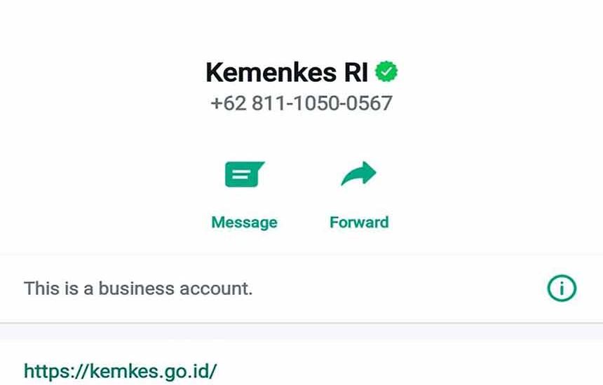 Ini WA Isoman Kemkes: 081110500567