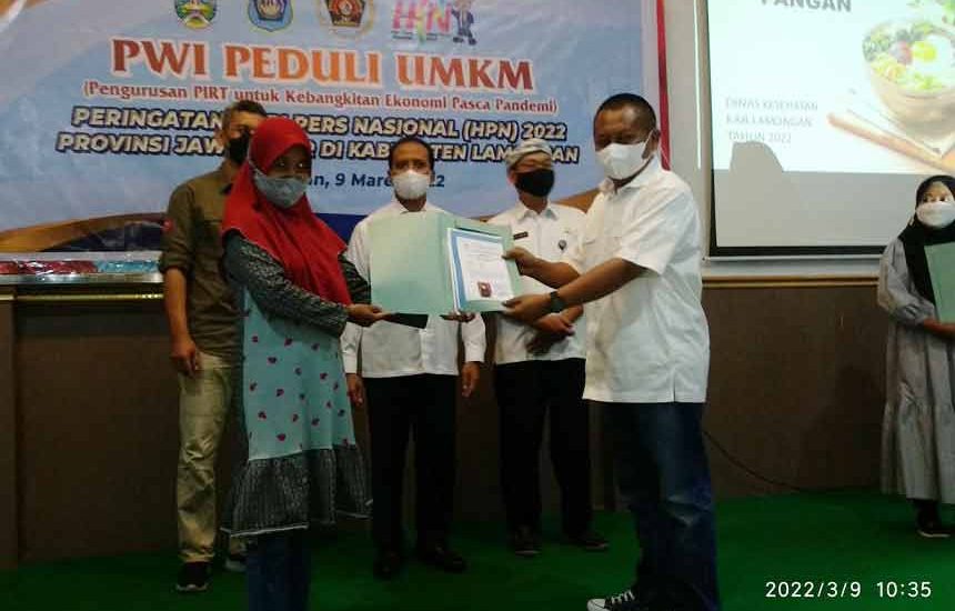 PWI Jatim Ikut Bantu Legalitas UMKM