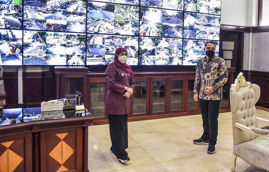 Gubernur Jatim Silaturahmi ke Wali Kota Surabaya