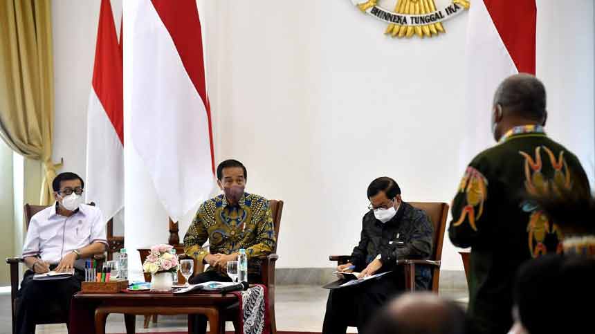 Presiden Terima Majelis Rakyat Papua dan Papua Barat
