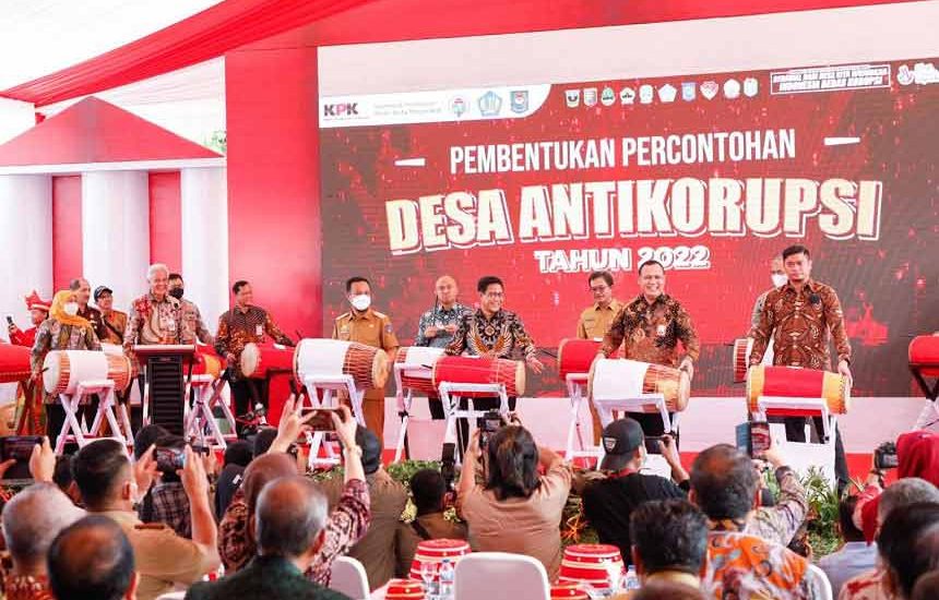 Ganjar Siap Jadikan 7.809 Desa Jateng Percontohan Antikorupsi