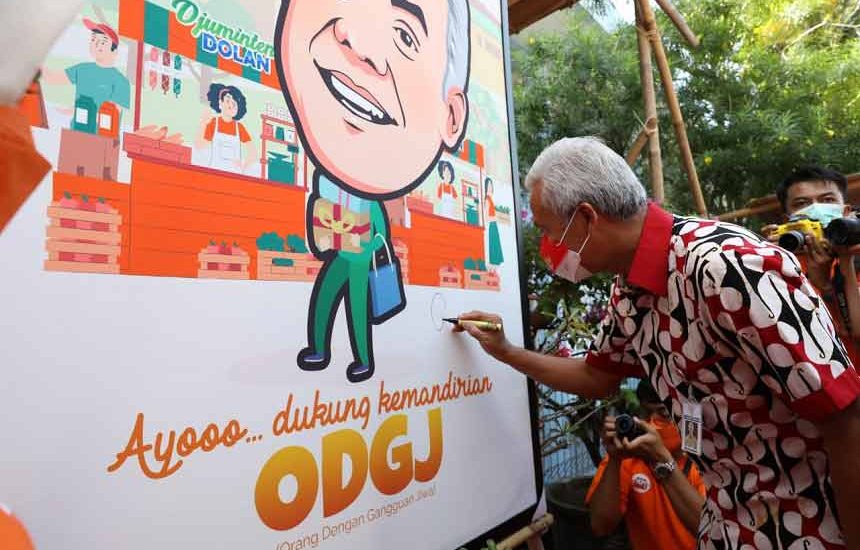 Ganjar Dukung Pendampingan Eks ODGJ