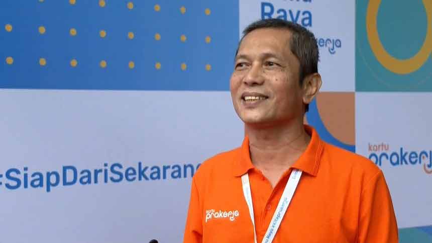 Semangat Rully Ikuti Program Kartu Prakerja