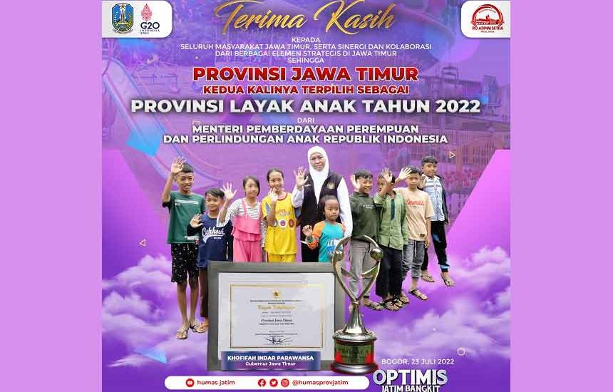 Jawa Timur Provinsi Layak Anak