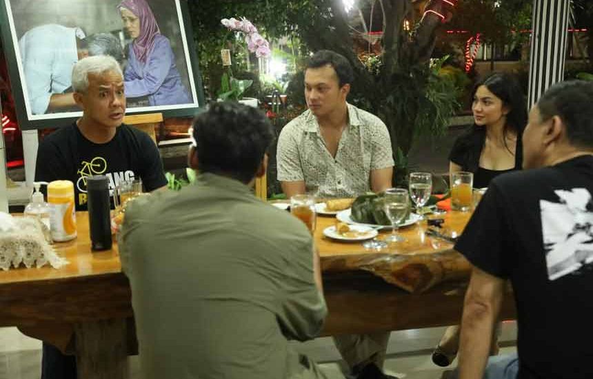 Pemeran ‘Sayap Sayap Patah’ Dijamu Ganjar