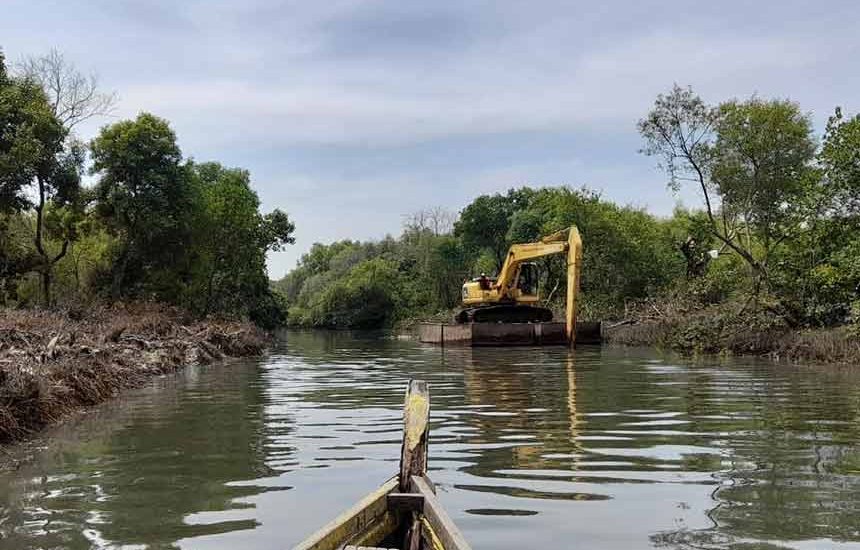 Normalisasi Sungai Mangrove Wonorejo