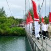 Jokowi Resmikan Jembatan Gantung Wear Fair di Maluku