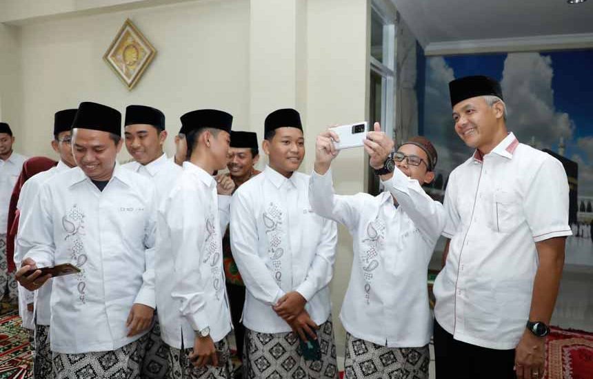 Cara Ganjar Semangati Kafilah Jateng