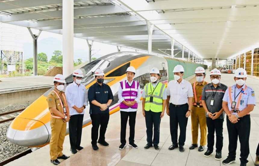 Proyek Kereta Cepat Jakarta-Bandung 88,8%