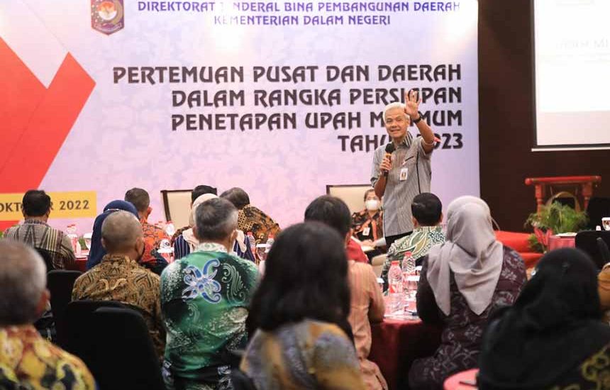 Ganjar Bocorkan Strategi Penetapan Upah Minimum
