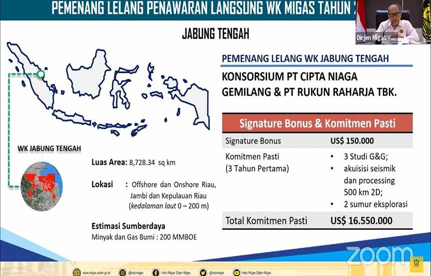 Pemenang WK Jabung Tengah dan Paus