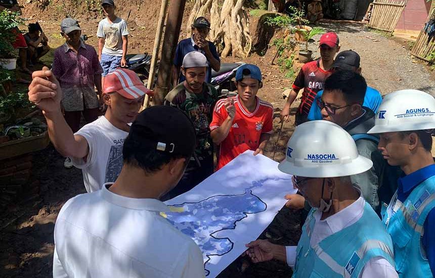 Pengukuran Wadas Diwarnai Senda Gurau