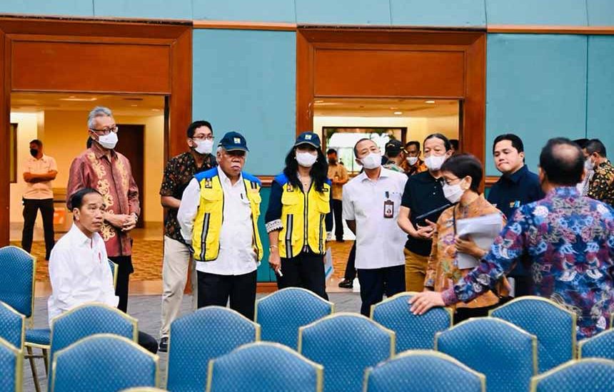 Jokowi Tinjau Kesiapan Lokasi KTT ASEAN