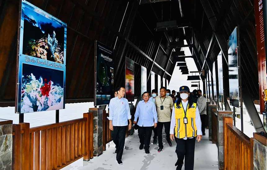Jokowi Tinjau Kawasan Wisata Bunaken