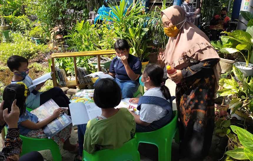 Taman Bacaan Agar Tak Tergantung Gadget