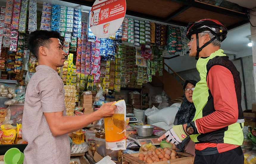 Ganjar Cek Harga di Sejumlah Pasar