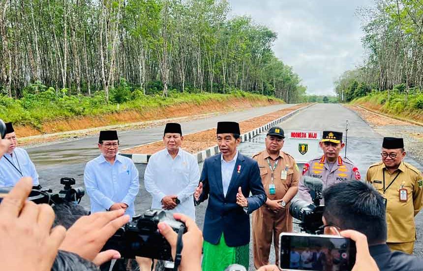 Jalan Nan Sarunai Tabalong Diresmikan