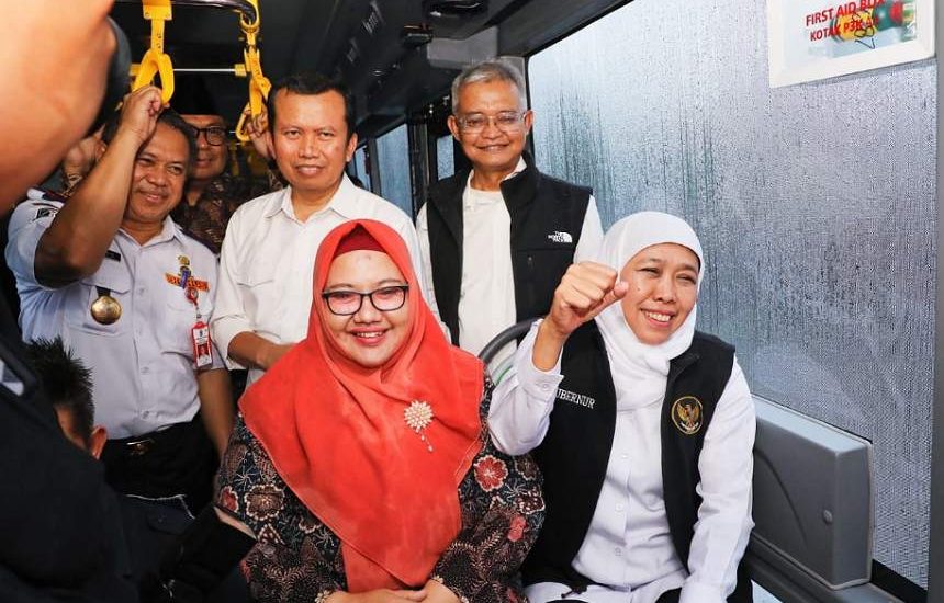 Bayar Bus Trans Jatim Pakai QRIS Bank Jatim