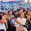 Saat Jokowi Sambangi Pasar Chow Kit
