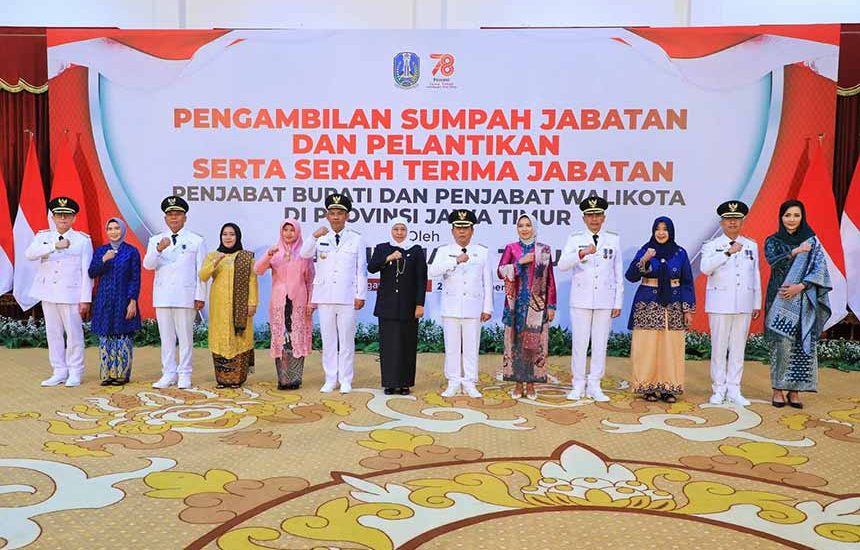 Enam Pj Bupati Wali Kota Dilantik