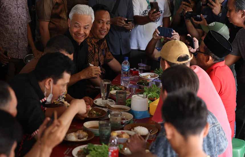 Ganjar Serap Aspirasi di Lampung