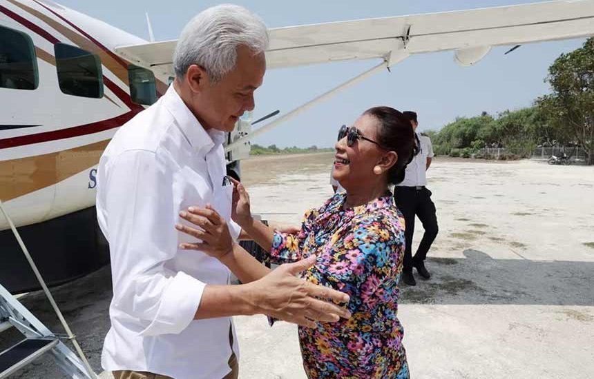 Pelukan Hangat Susi ke Ganjar
