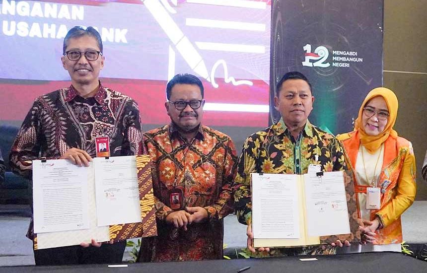 Bank Jatim MoU KUB dengan Bank Lampung
