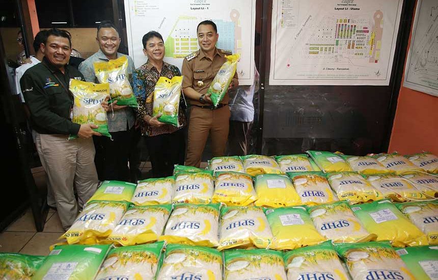 Ketersediaan Beras di Surabaya Aman