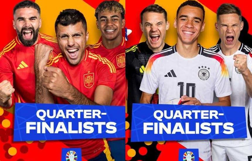 Spanyol vs Jerman di Perempat Final