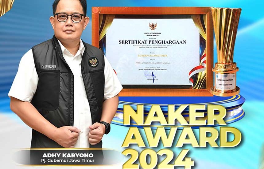Jatim Pembina K3 Terbaik