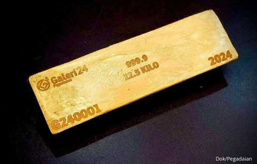 Pegadaian Galeri 24 Luncurkan Emas 12,5Kg