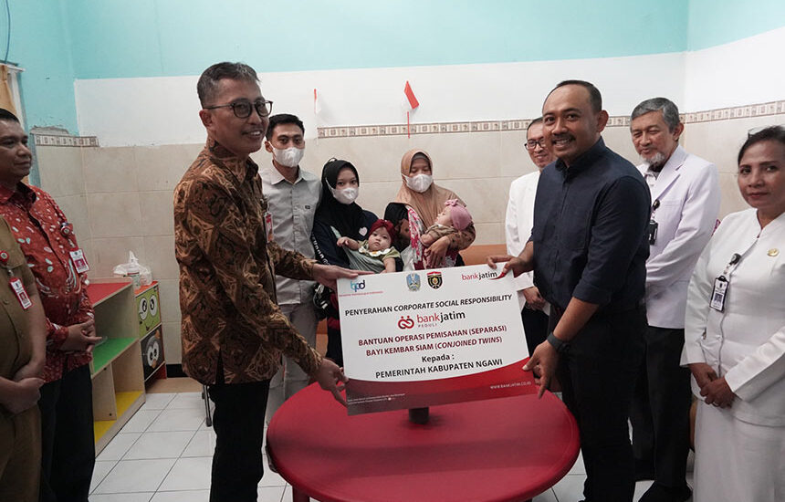 Bank Jatim Bantu Operasi Kembar Siam