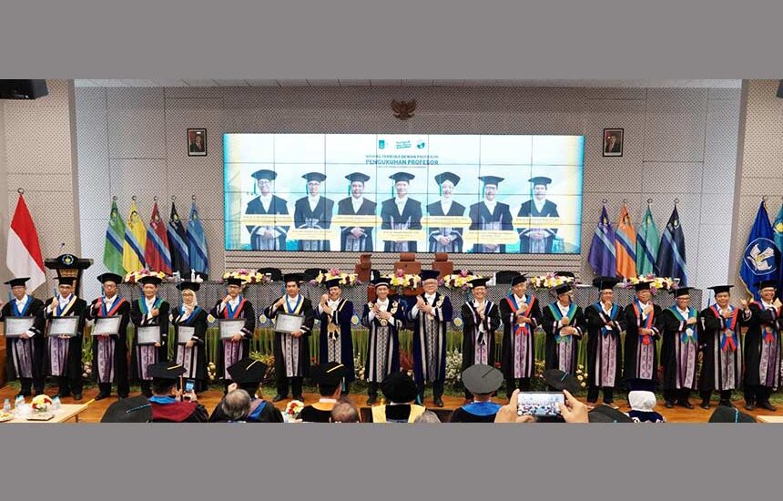ITS Kukuhkan Tujuh Profesor Baru
