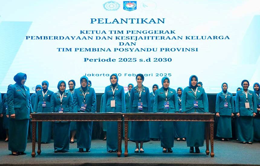 Arumi Kembali Pimpin TP PKK Prov Jatim